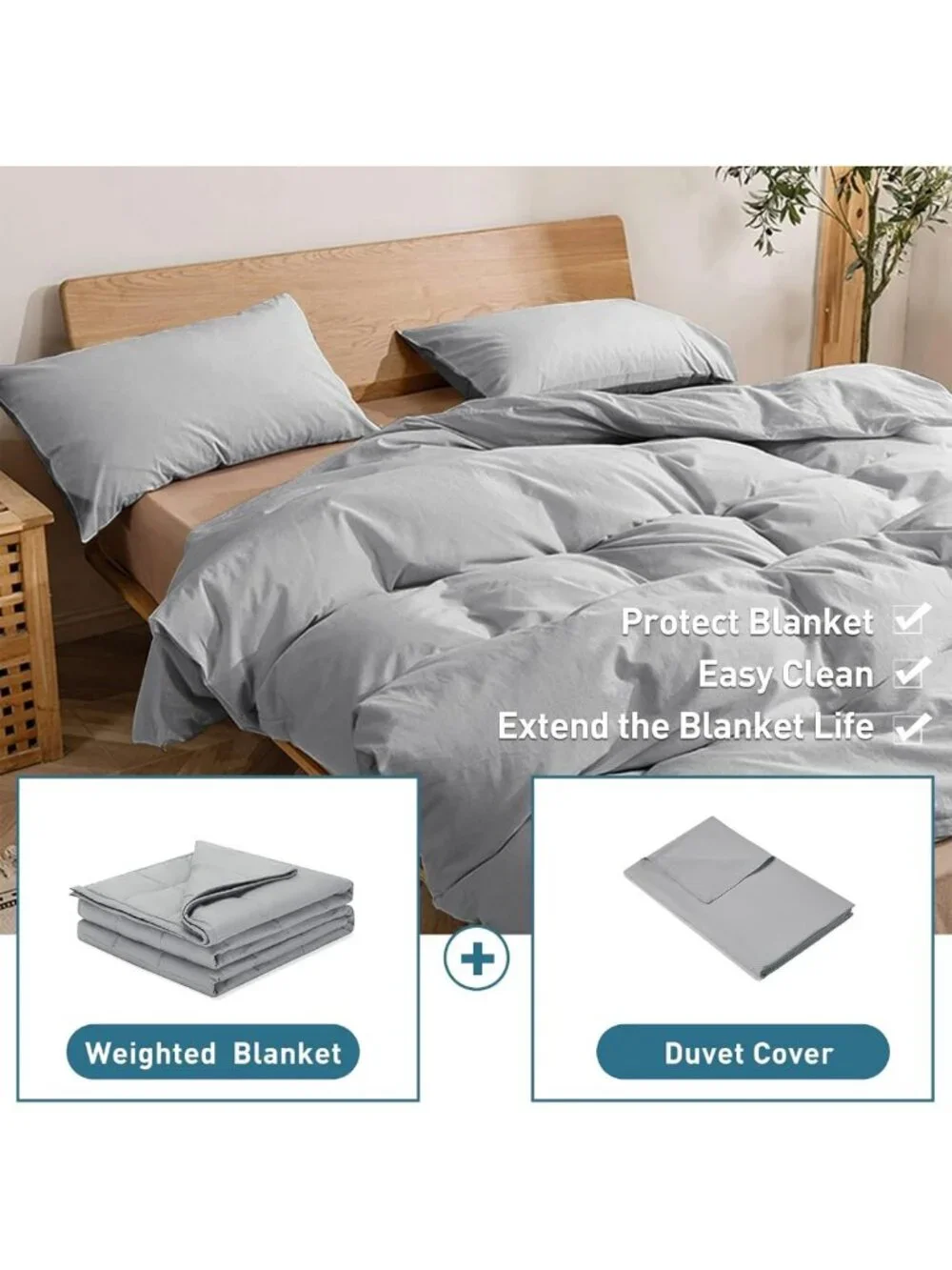 Cooling Weighted Blanket Cover 60